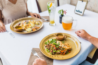 Restaurace Lázeňském hotelu NIVAMARE Luhačovice